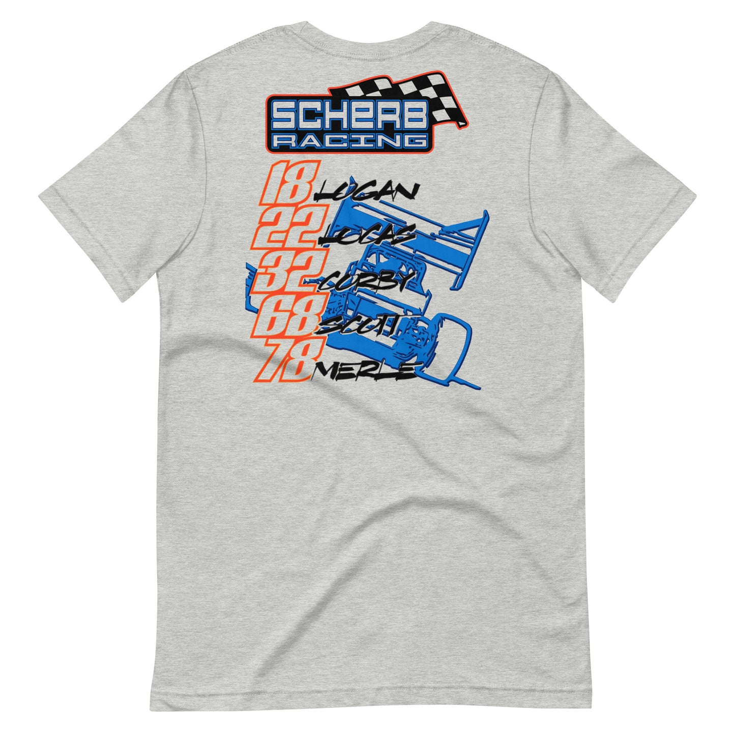 Scherb Racing Team Shirt- Gray