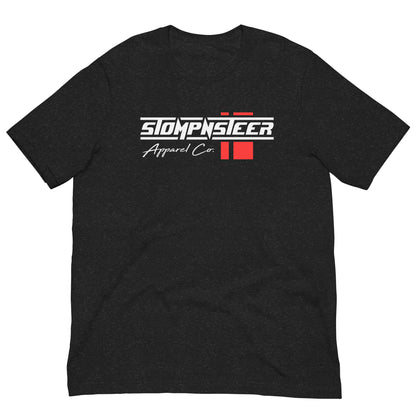 2024 Stompnsteer Logo Tri-Blend Shirt - Red Stripe